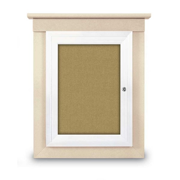 Sliding Glass Enclosed Letterboard, 48