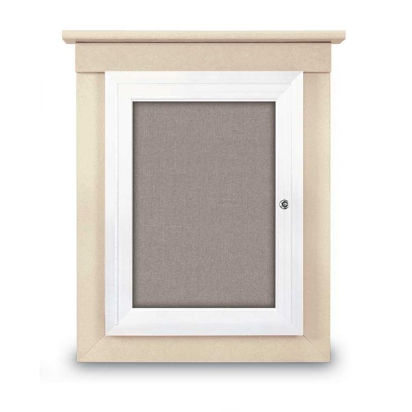 Sliding Glass Enclosed Letterboard, 48
