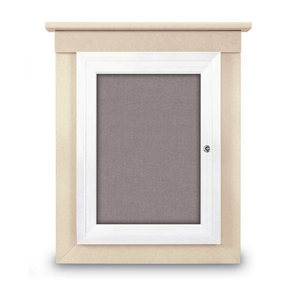 Sliding Glass Enclosed Letterboard, 48
