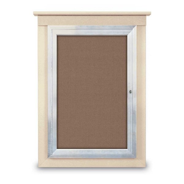 Single Door Enclosed Letterboard, 60