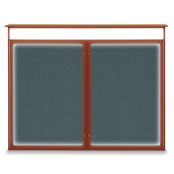 Double Door Enclosed Indoor Letterboard