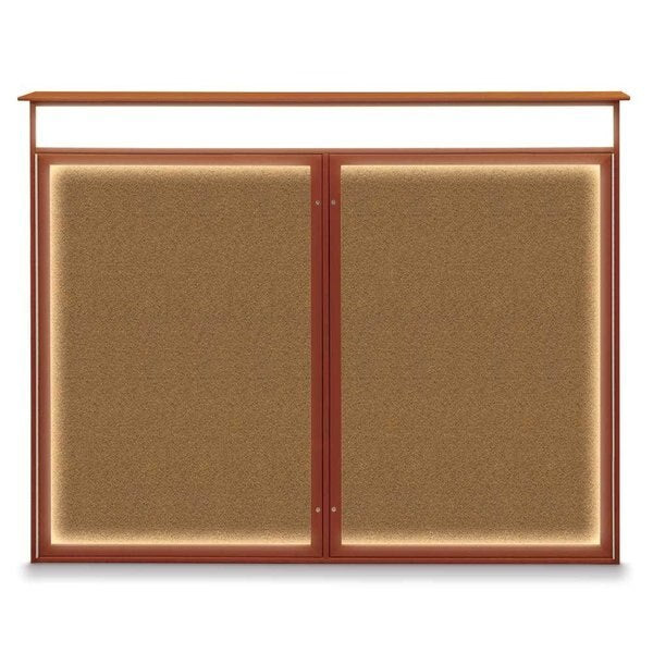 Double Door Enclosed Indoor Letterboard