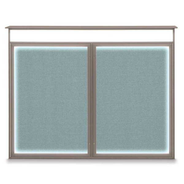 Double Door Enclosed Indoor Letterboard