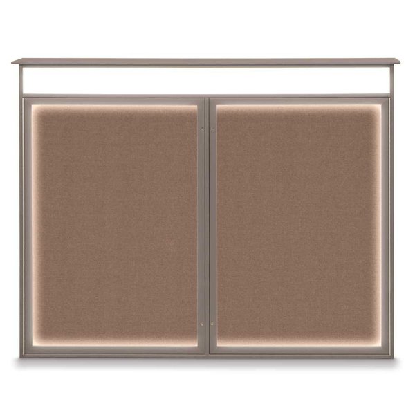 Double Door Enclosed Indoor Letterboard