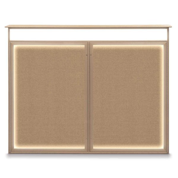 Double Door Enclosed Indoor Letterboard