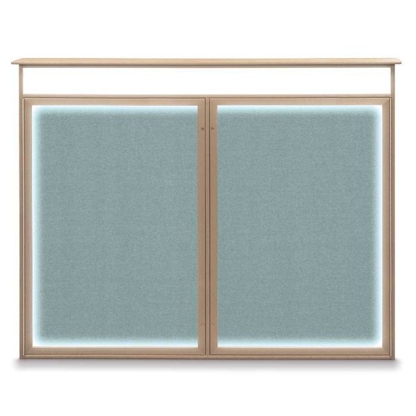 Double Door Enclosed Indoor Letterboard