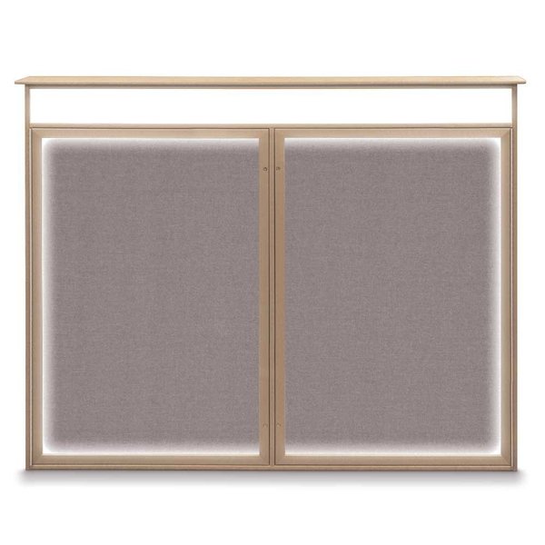 Double Door Enclosed Indoor Letterboard