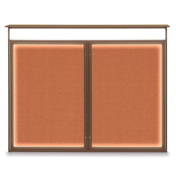 Double Door Enclosed Indoor Letterboard