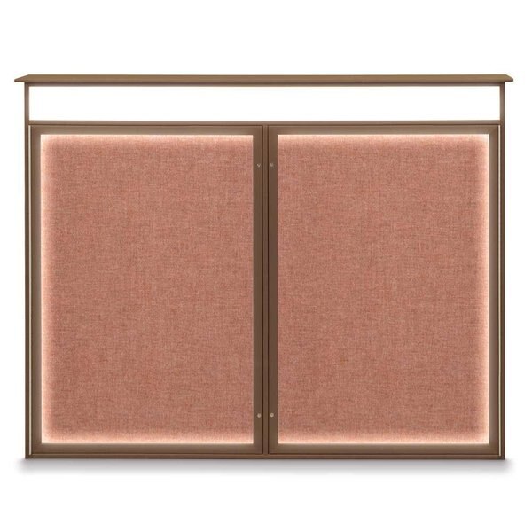 Single Door Enclosed Indoor Letterboard