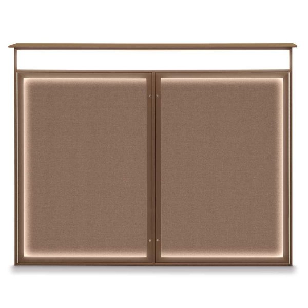 Double Door Enclosed Indoor Letterboard