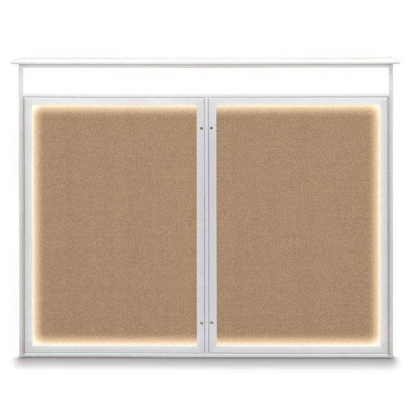 Double Door Enclosed Indoor Letterboard