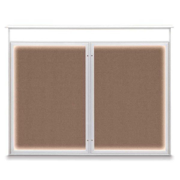 Double Door Enclosed Indoor Letterboard