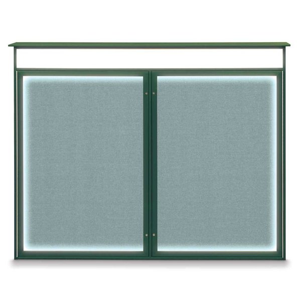 Double Door Enclosed Indoor Letterboard