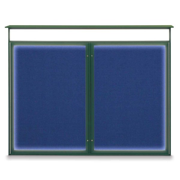 Double Door Enclosed Indoor Letterboard