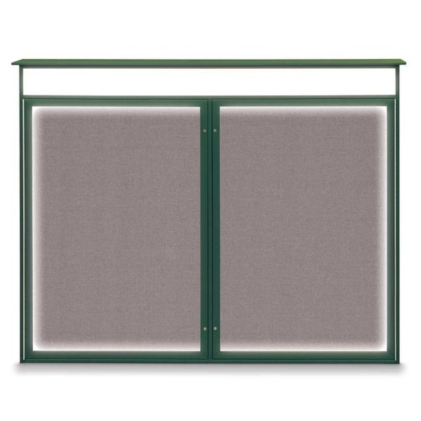 Double Door Enclosed Indoor Letterboard