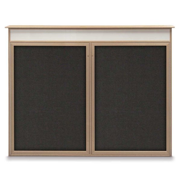 Single Door Enclosed Indoor Letterboard