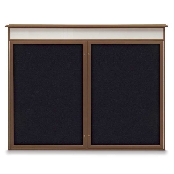 Single Door Enclosed Indoor Letterboard