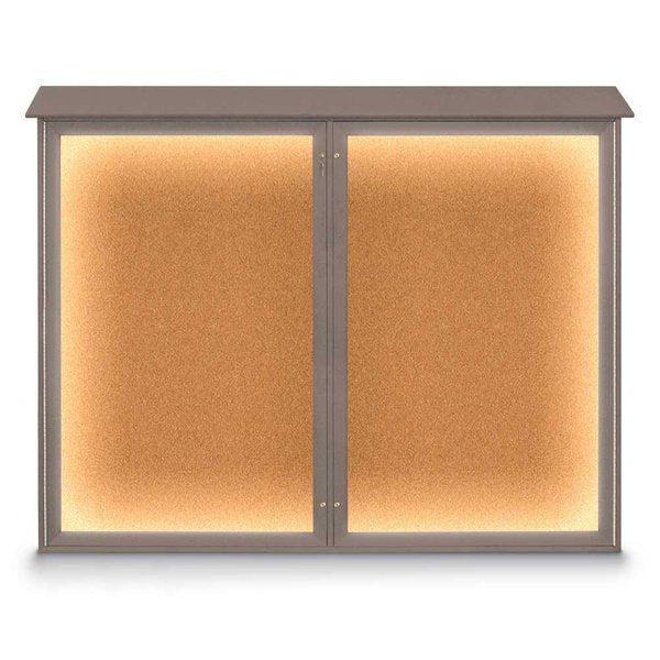 Triple Door Enclosed Indoor Letterboard