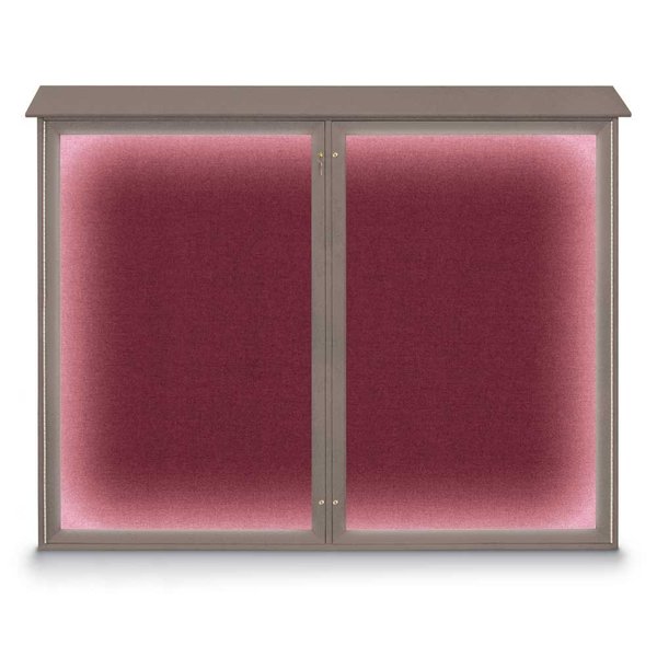 Triple Door Enclosed Indoor Letterboard