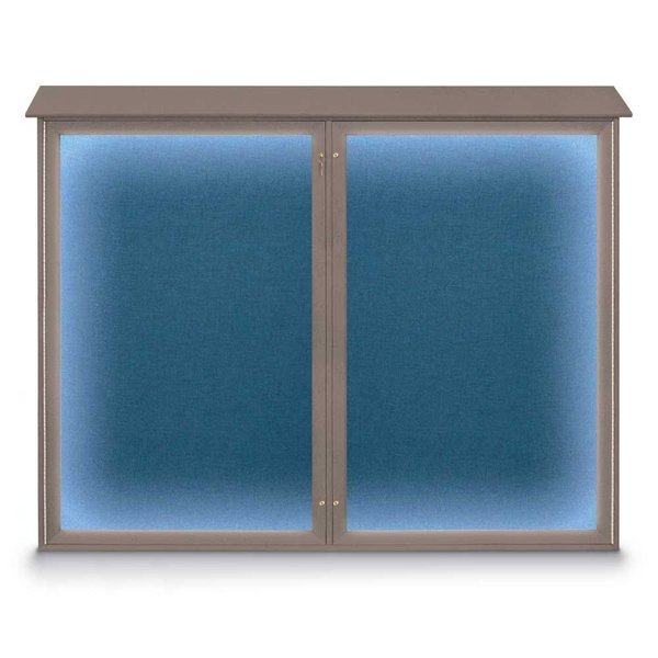 Double Door Enclosed Indoor Letterboard