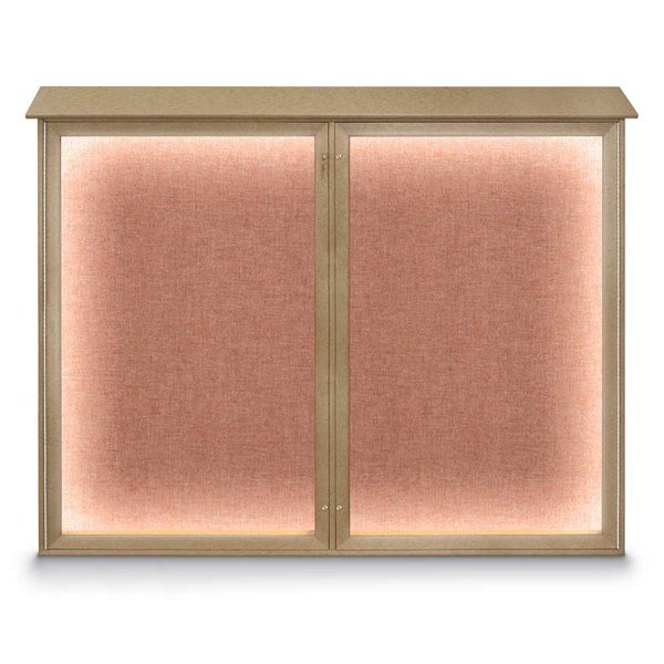 Double Door Enclosed Indoor Letterboard