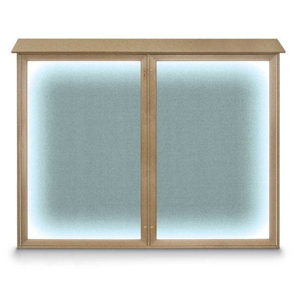Triple Door Enclosed Indoor Letterboard