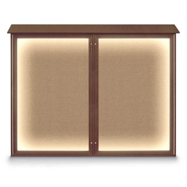Triple Door Enclosed Indoor Letterboard