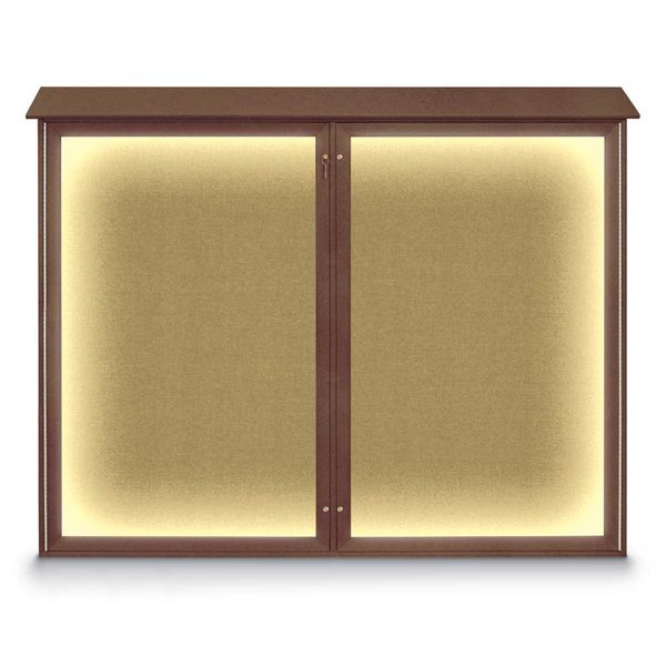 Triple Door Enclosed Indoor Letterboard