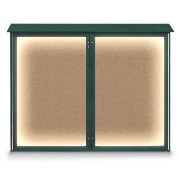 Triple Door Enclosed Indoor Letterboard