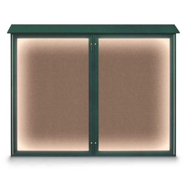 Triple Door Enclosed Indoor Letterboard