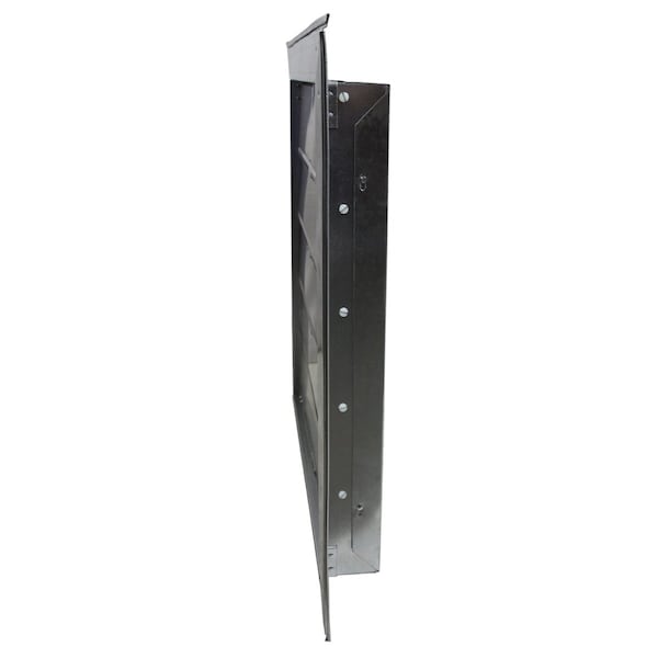 18 In. Automatic Metal Shutter for Gable Mount Power Attic Ventilators