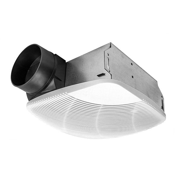 Ceiling, Wall Bathroom Fan, Ventilation Fan, Exhaust Fan, 70 cfm, 4 in. Duct Dia., 120 V, No