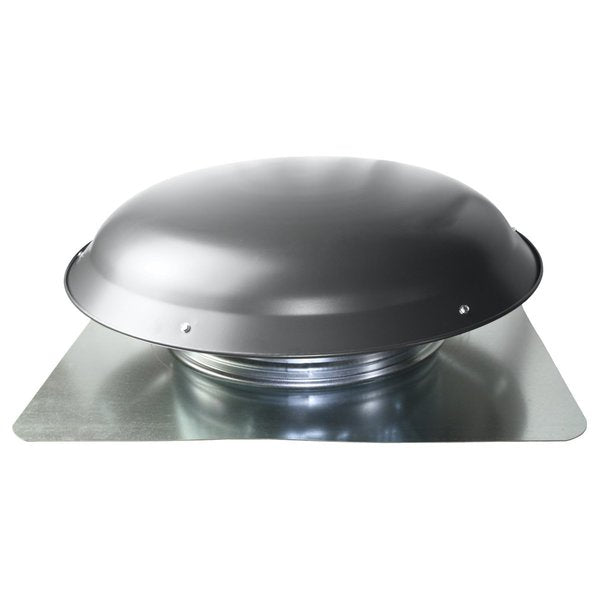 VX25 Series Large Capacity Round Static Vent in Weathered Gray