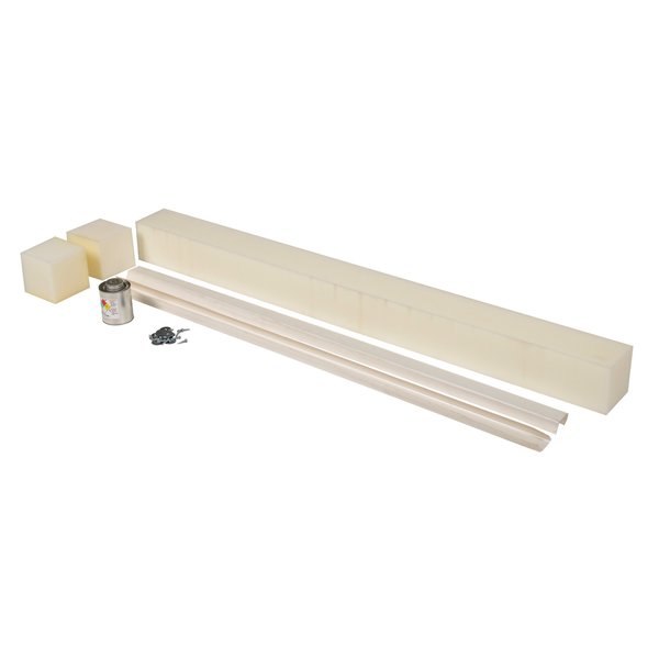 DOCKLEVELER DUAL VINYL STRIP 62 IN PIT
