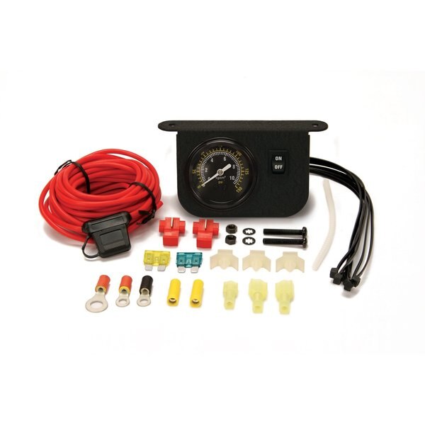 Illuminated Dash Panel Gauge Kit, Black F