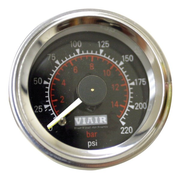 Dual Needle Gauge, Black Face, Illuminated