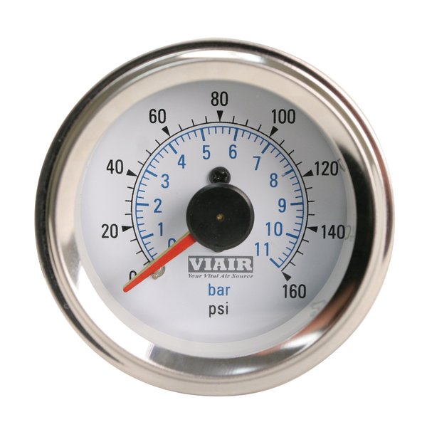 Dual Needle Gauge, White Face, Illuminated