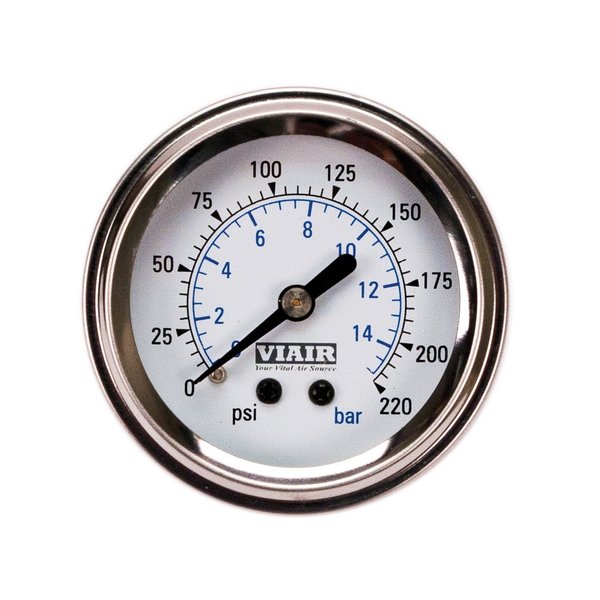 Sngl Needle Gauge, White Face, Illuminated