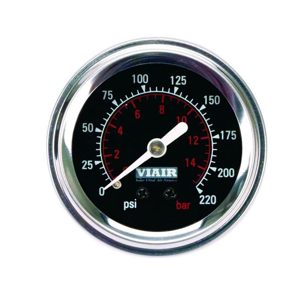 Sngl Needle Gauge, Black Face, Illuminated
