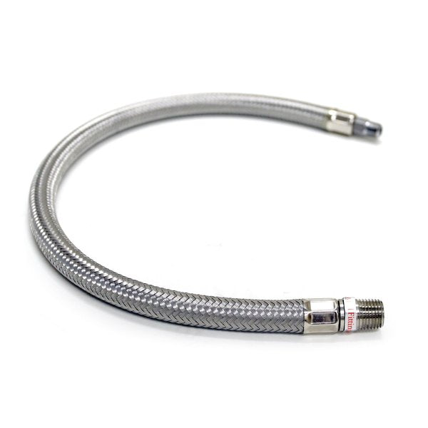 SS Braided Leader Hose, 1/8