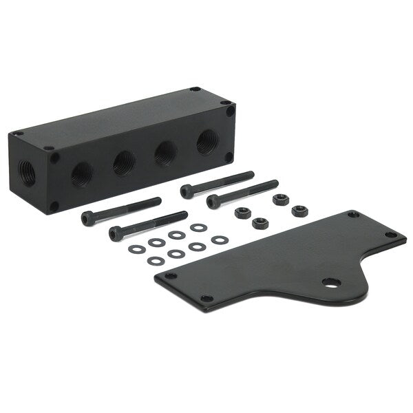 Port Billet Manifold, Mounting Bracket,
