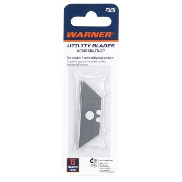 Heavy Duty Utility Blades, Card of 5, .025