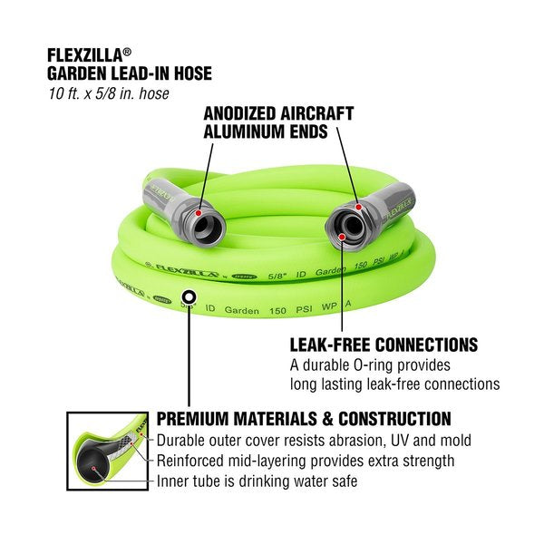 Garden Lead-in Hose, 5/8