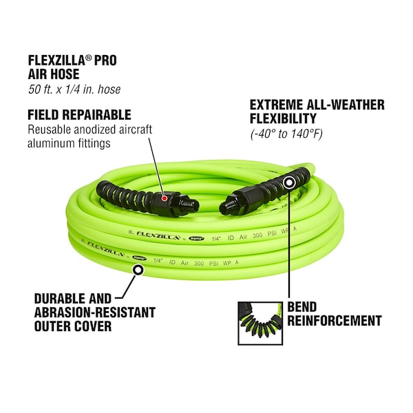 Pro Air Hose, 1/4