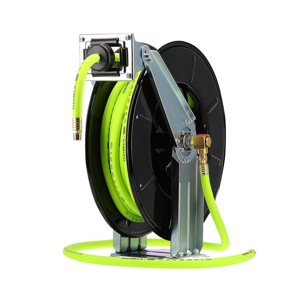 Retractable Air Hose Reel, Dual Axle Arm