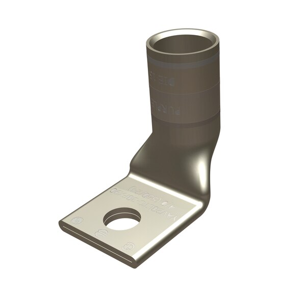 1 HOLE FLEX LUG STD BRL 90 DEG, 2 AWG 1/4