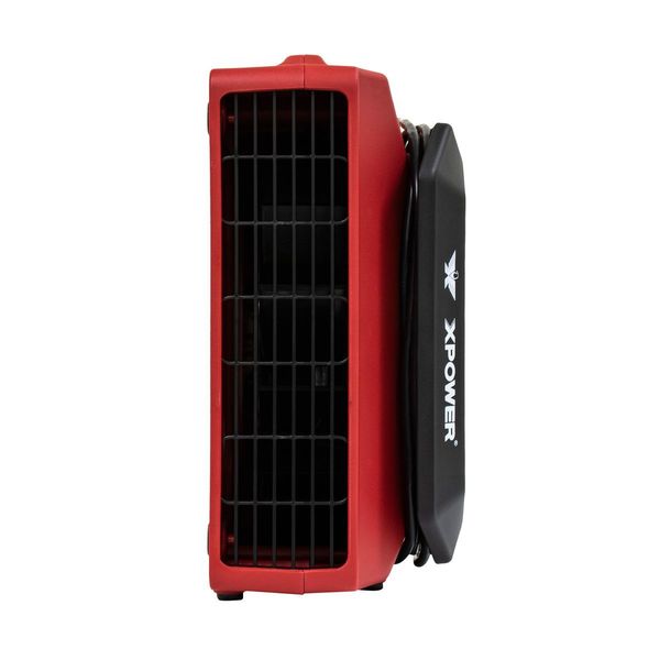 1/3 HP, 1050 CFM, 2.8 Amps, 2 Positions, 3 Speeds Low Profile Air Mover with Power Outlets for Daisy Chain