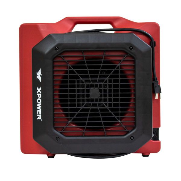 1/3 HP, 1050 CFM, 2.8 Amps, 2 Positions, 3 Speeds Low Profile Air Mover with Power Outlets for Daisy Chain