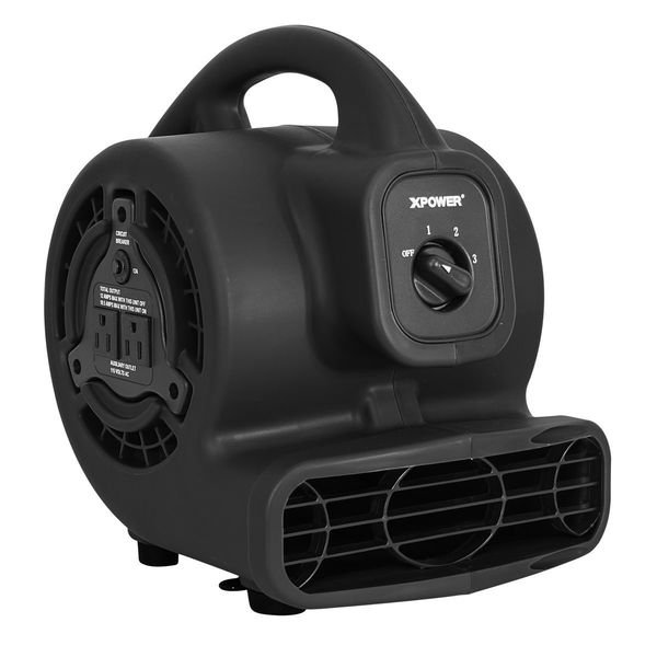 Speed-dry surfaces and tight spaces with powerful, focused air from the commercial-grade P-80A centrifugal air mover! Portable and energy-efficient.