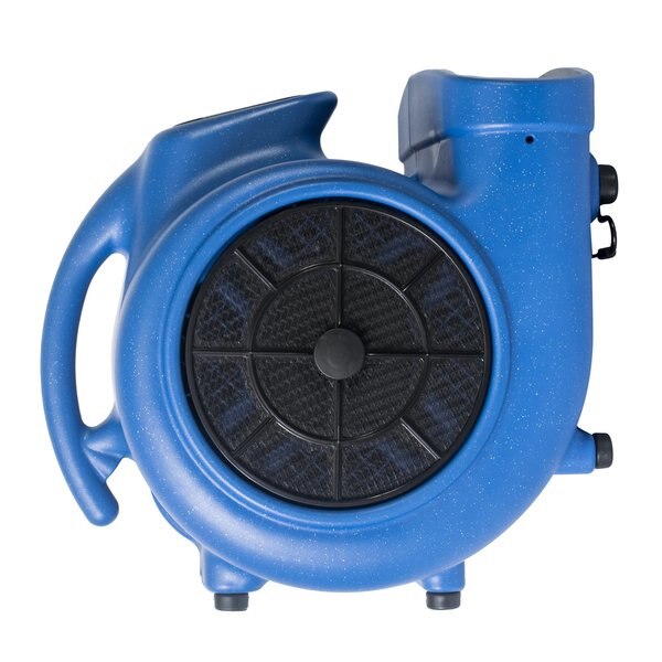 3/4 HP, 3200 CFM, 7.5 Amps, 4 Positions, 3 Speeds Air Mover with 3-Hour Timer and Filter Kit